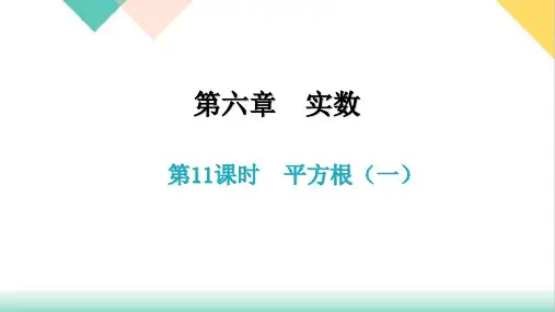 人教版《平方根》课件下载1初中数学3