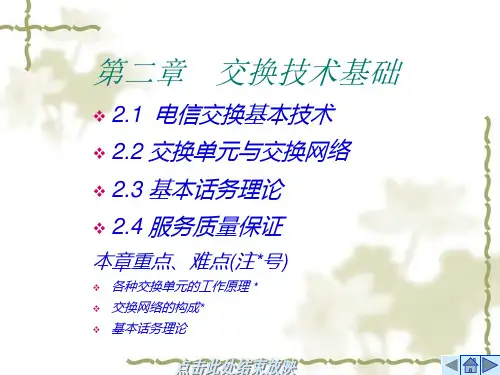 现代交换技术第2章PPT课件