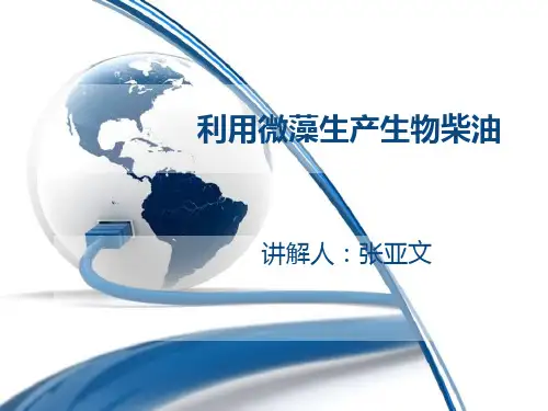 利用微藻生产生物柴油