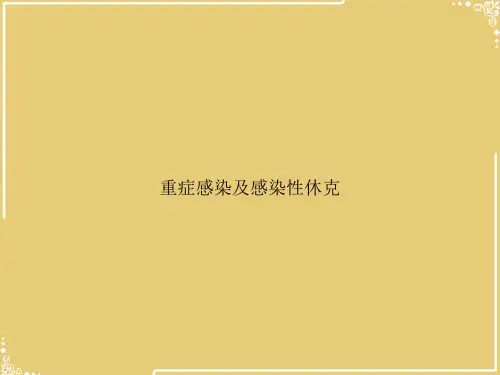 重症感染及感染性休克【共50张PPT】