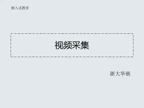 基于v4l2视频采集