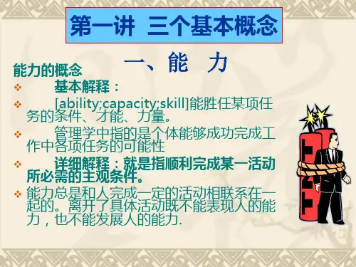 企业员工的能力素质要求