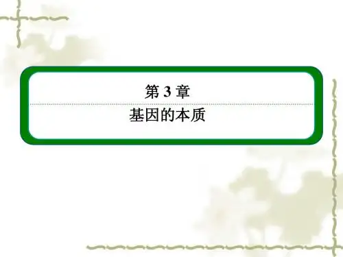 (人教版)生物必修二：3-1《基因的本质》ppt课件