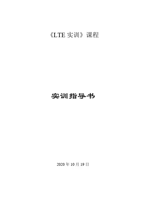 IUV仿真软件实训指导书