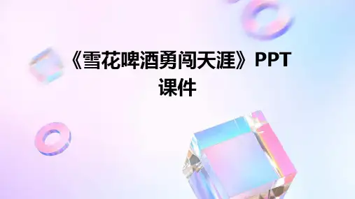 《雪花啤酒勇闯天涯》课件