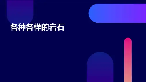 各种各样的岩石PPT