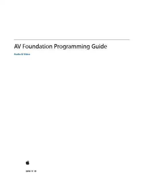 AVFoundationPG