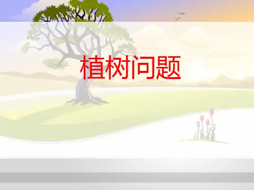 三年级上册数学课件-6.6 整理与提高(数学广场-植树问题)▏沪教版 (共14张PPT)