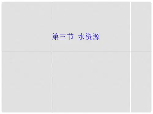 八年级地理上册 第三章 第三节 中国的水资源课件 湘教