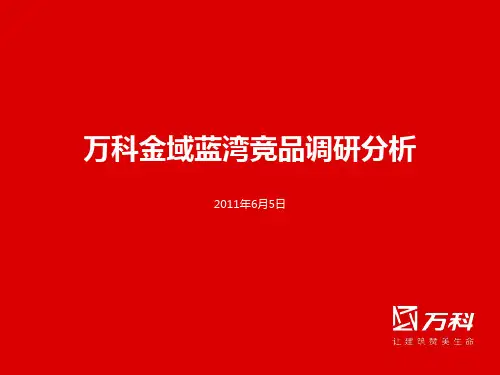 金域蓝湾竞品调研分析(完)