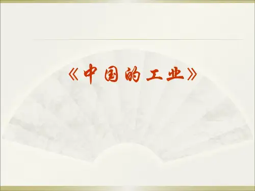 2010高考区域地理复习课件：中国地理(中国的工业)