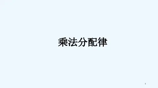 乘法运算定律(5)