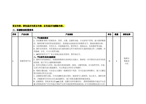 更正内容黄色显示为更正内容,红色显示为删除内容。