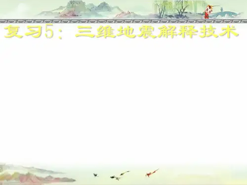 高分辨率地震勘探复习8