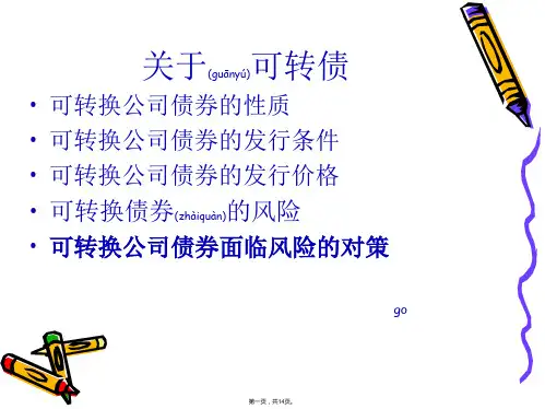 《可转换债券基础》PPT课件