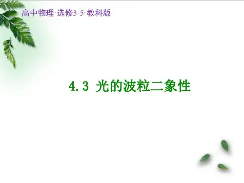 光的波粒二象性 (26张ppt)