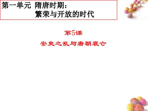 新人教版 第5课安史之乱与唐朝衰亡ppt课件