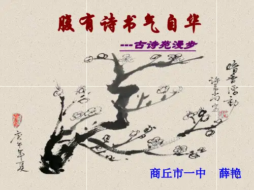 腹有诗书气自华ppt课件