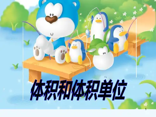 体积和体积单位-PPT
