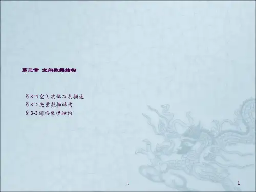 GIS地理信息系统空间数据结构ppt课件