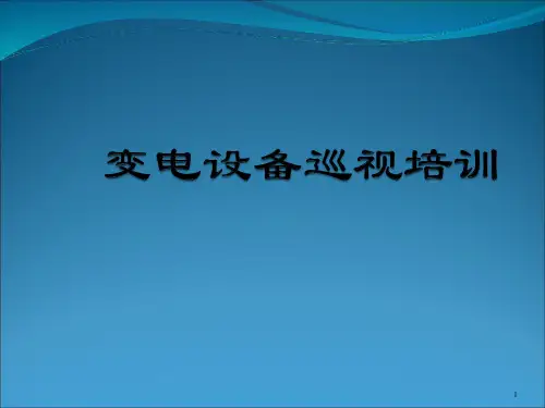 变电设备巡视培训课件