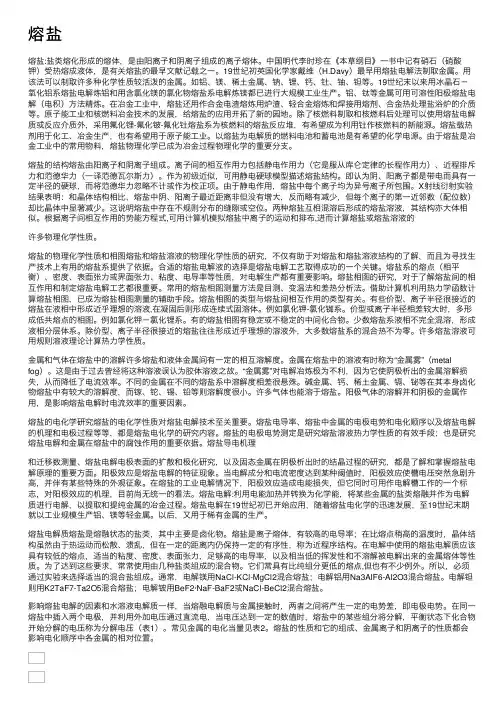 熔盐——精选推荐