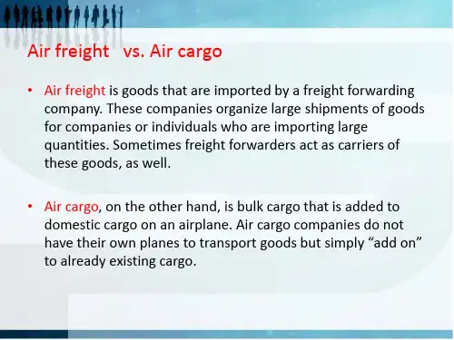 民航货运英语口语培训课件8AirFreightDialogue6