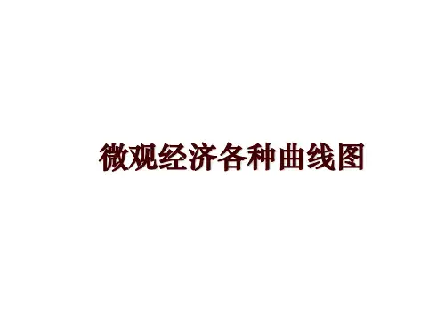 最新微观经济各种曲线图