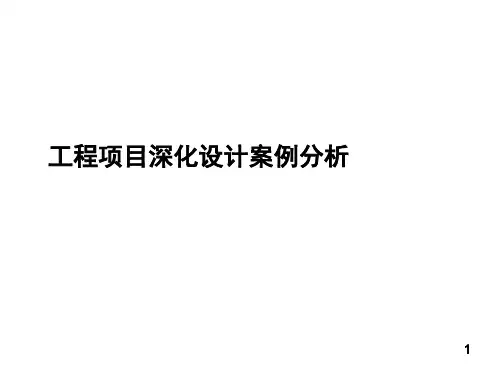工程项目深化设计案例分析75页