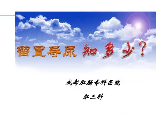 留置导尿知多少(讲义)