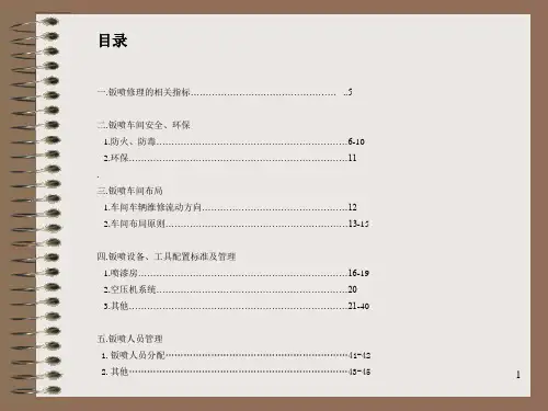钣喷业务指引手册培训资料