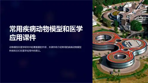 常用疾病动物模型和医学应用课件