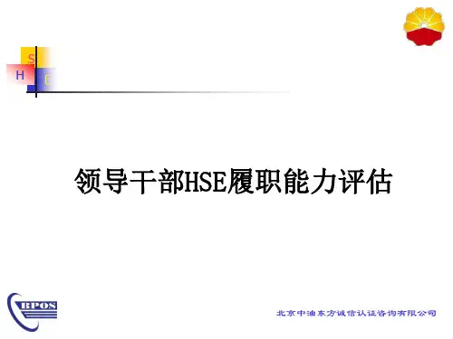 领导干部履职能力评估