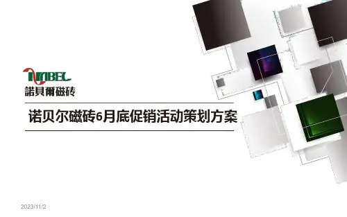 诺贝尔瓷砖促销活动策划方案