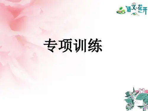 考点二 - 概括内容,梳理情节,找准线索   专项训练