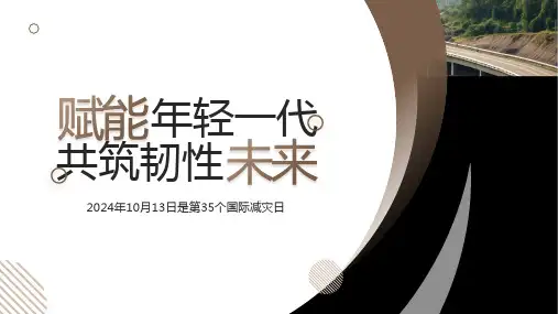 国际减灾日主题介绍PPT