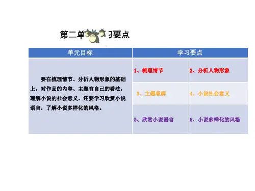 九年级下册《蒲柳人家》