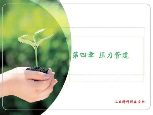 工业特种设备安全 课件 教学PPT 作者 蒋军成 第四章 压力管道
