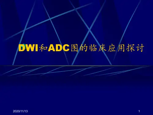 DWI和ADC图的临床应用 ppt课件