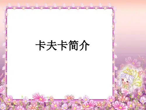 卡夫卡简介