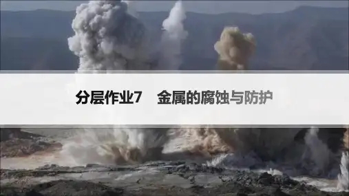 鲁科版高中化学选择性必修1化学反应原理精品课件 第1章 化学反应与能量转化 金属的腐蚀与防护