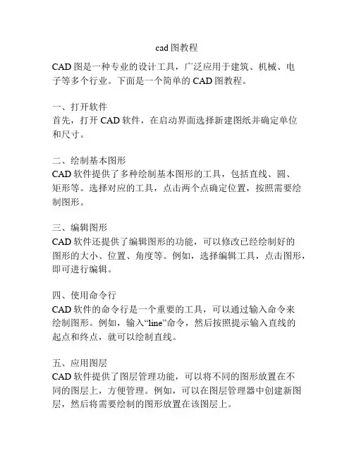 cad图教程