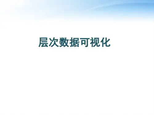 《信息可视化技术》层次数据可视化  ppt课件