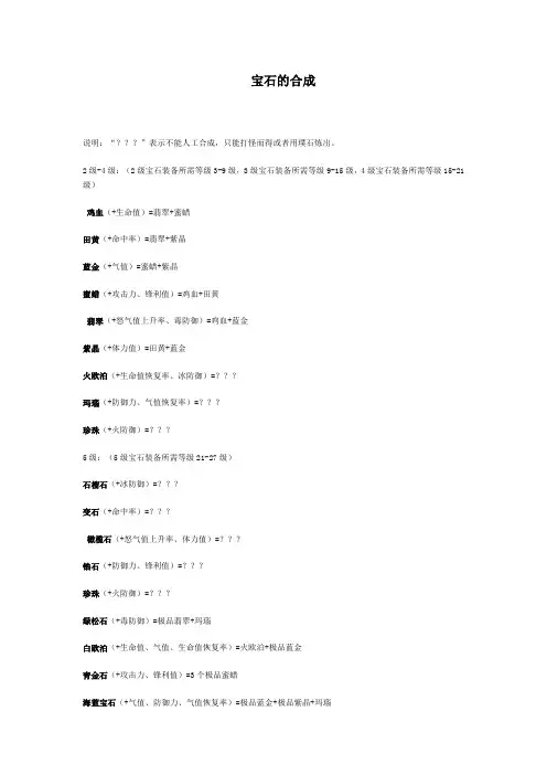 宝石合成
