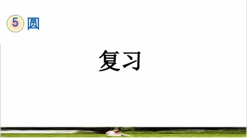 人教版六年级数学上册第五单元《整理和复习》上课课件