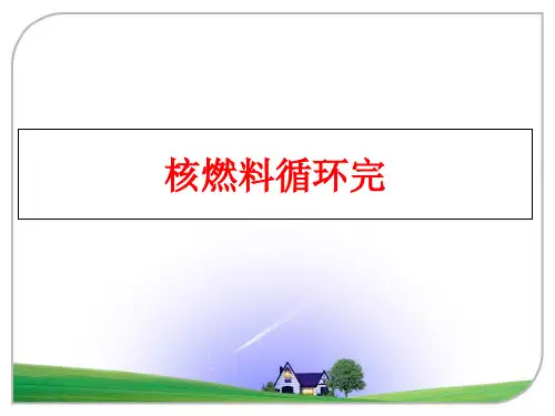 最新核燃料循环完