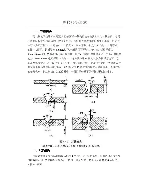 焊接接头形式