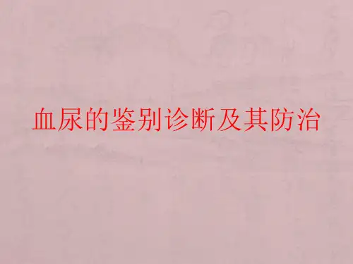 血尿诊断_