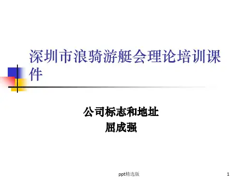 第二章  游艇相关海事法律法规ppt课件