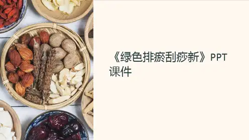 《绿色排瘀刮痧新》课件